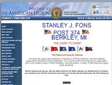 Tablet Screenshot of berkleypost374.org